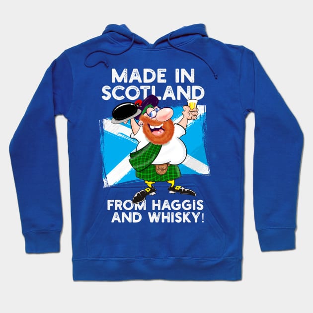 MADE IN SCOTLAND FROM HAGGIS AND WHISKY! Hoodie by Squirroxdesigns